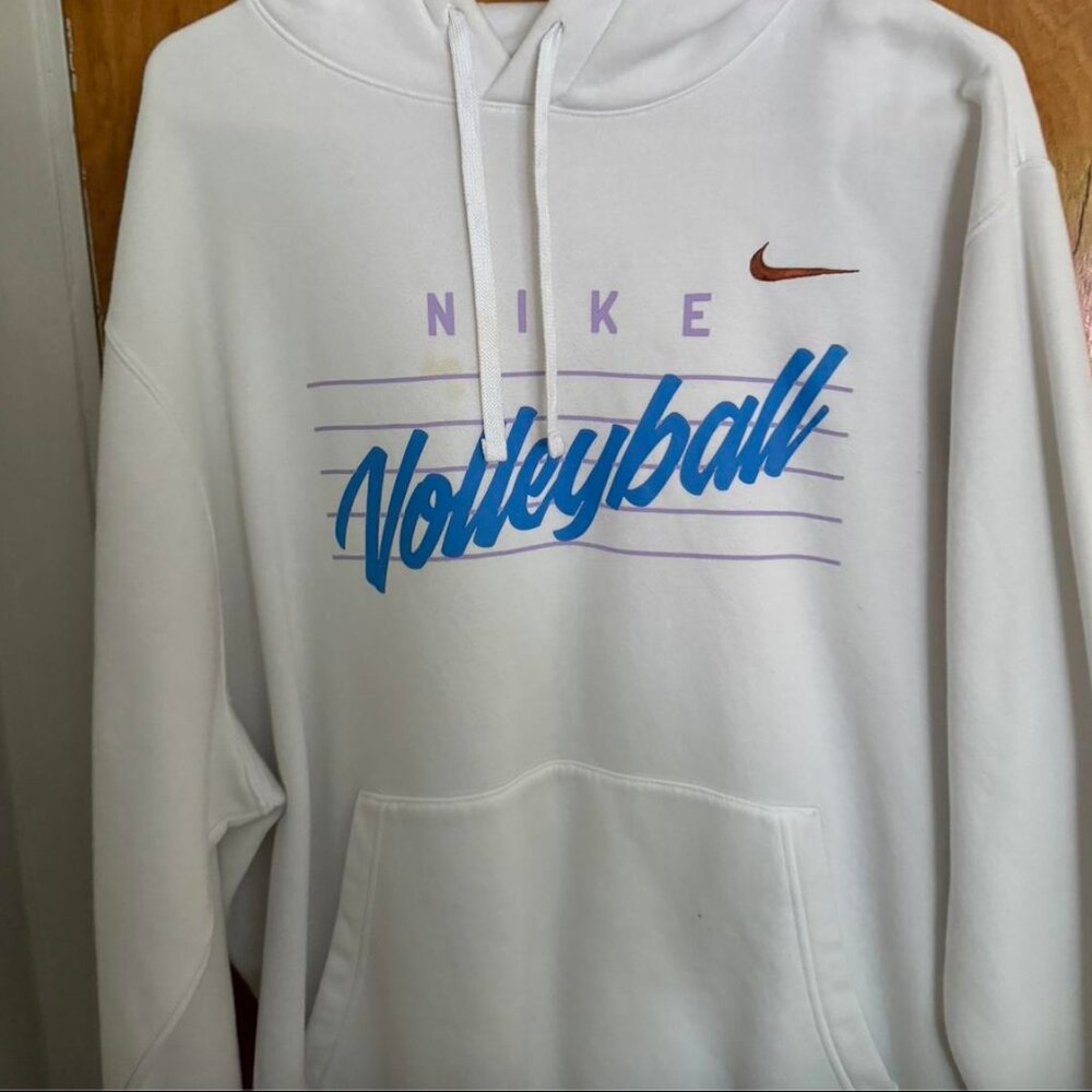 extra large white nike volleyball sweatshirts